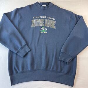 Pro Player Vintage Notre Dame University College Sweatshirt fighting Irish XL
